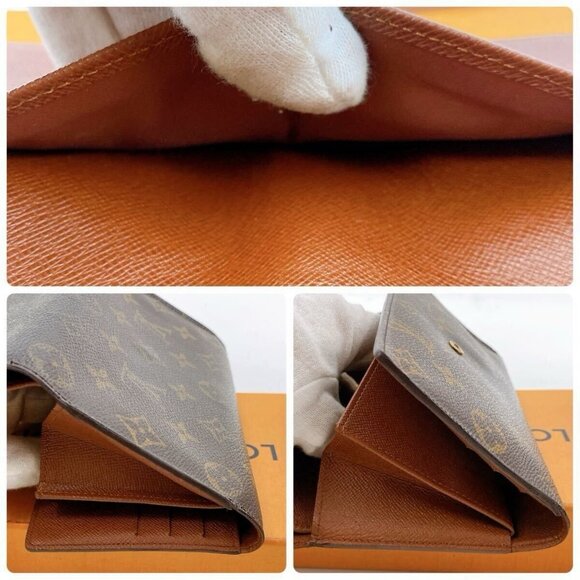 Authentic Louis Vuitton Portefeuille International Porte Tresor Monogram Wallet - Picture 10 of 12